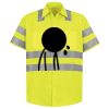 Men's High Visibility Safety Short Sleeve Work Shirt Thumbnail