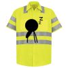 Men's High Visibility Safety Short Sleeve Work Shirt Thumbnail