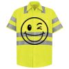 Men's High Visibility Safety Short Sleeve Work Shirt Thumbnail