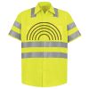 Men's High Visibility Safety Short Sleeve Work Shirt Thumbnail