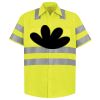 Men's High Visibility Safety Short Sleeve Work Shirt Thumbnail