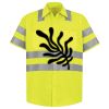 Men's High Visibility Safety Short Sleeve Work Shirt Thumbnail
