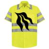 Men's High Visibility Safety Short Sleeve Work Shirt Thumbnail