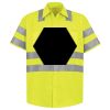 Men's High Visibility Safety Short Sleeve Work Shirt Thumbnail