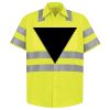 Men's High Visibility Safety Short Sleeve Work Shirt Thumbnail