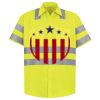 Men's High Visibility Safety Short Sleeve Work Shirt Thumbnail
