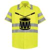 Men's High Visibility Safety Short Sleeve Work Shirt Thumbnail