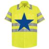 Men's High Visibility Safety Short Sleeve Work Shirt Thumbnail