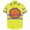 Men's High Visibility Safety Short Sleeve Work Shirt Thumbnail
