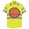 Men's High Visibility Safety Short Sleeve Work Shirt Thumbnail