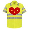 Men's High Visibility Safety Short Sleeve Work Shirt Thumbnail