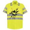 Men's High Visibility Safety Short Sleeve Work Shirt Thumbnail