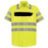 Men's High Visibility Safety Short Sleeve Work Shirt Thumbnail