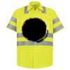 Men's High Visibility Safety Short Sleeve Work Shirt Thumbnail