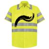 Men's High Visibility Safety Short Sleeve Work Shirt Thumbnail